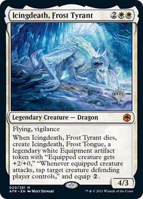 Icingdeath, Frost Tyrant card from Promo Pack: Adventures in the Forgotten Realms