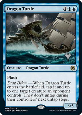 Dragon Turtle card from Promo Pack: Adventures in the Forgotten Realms