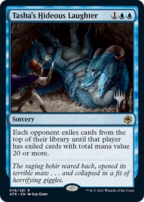 Tasha's Hideous Laughter card from Promo Pack: Adventures in the Forgotten Realms
