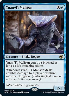 Yuan-Ti Malison card from Promo Pack: Adventures in the Forgotten Realms