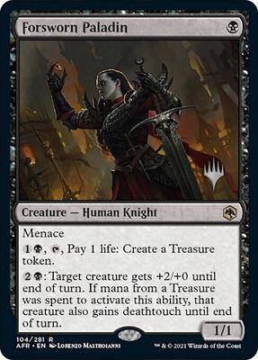Forsworn Paladin card from Promo Pack: Adventures in the Forgotten Realms