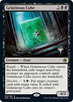 Gelatinous Cube card from Promo Pack: Adventures in the Forgotten Realms