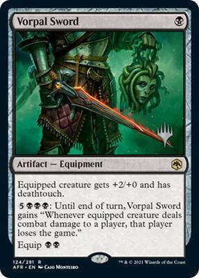 Vorpal Sword card from Promo Pack: Adventures in the Forgotten Realms