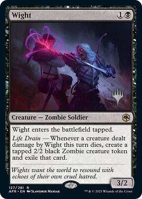 Wight card from Promo Pack: Adventures in the Forgotten Realms