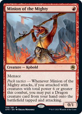 Minion of the Mighty card from Promo Pack: Adventures in the Forgotten Realms