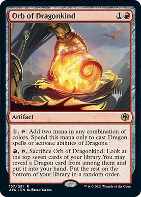 Orb of Dragonkind card from Promo Pack: Adventures in the Forgotten Realms