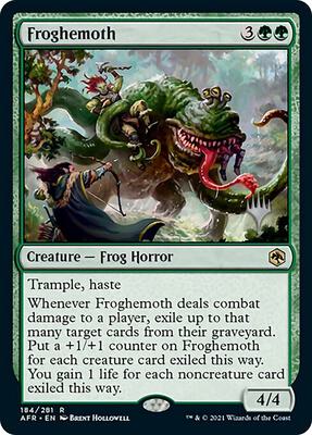 Froghemoth card from Promo Pack: Adventures in the Forgotten Realms