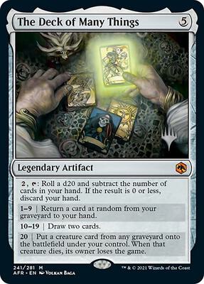 The Deck of Many Things card from Promo Pack: Adventures in the Forgotten Realms