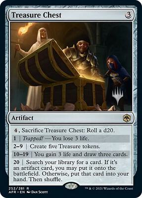 Treasure Chest card from Promo Pack: Adventures in the Forgotten Realms