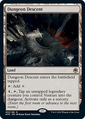 Dungeon Descent card from Promo Pack: Adventures in the Forgotten Realms