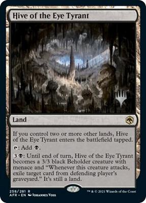 Hive of the Eye Tyrant card from Promo Pack: Adventures in the Forgotten Realms