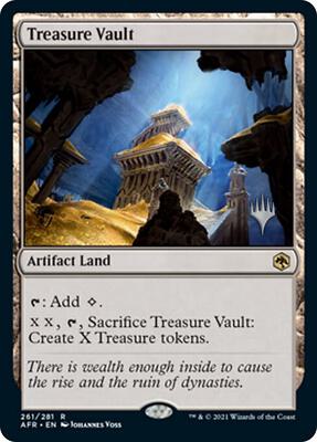 Treasure Vault card from Promo Pack: Adventures in the Forgotten Realms