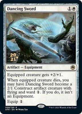 Dancing Sword card from Prerelease Cards