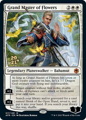 Grand Master of Flowers card from Prerelease Cards