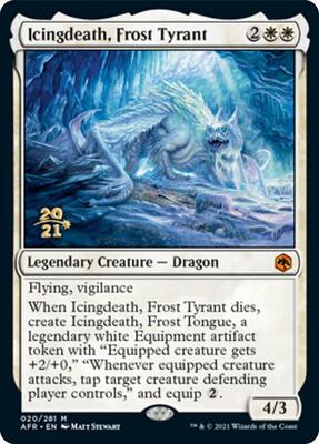 Icingdeath, Frost Tyrant card from Prerelease Cards