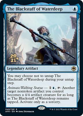 The Blackstaff of Waterdeep card from Prerelease Cards
