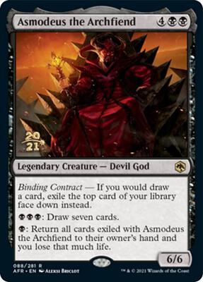 Asmodeus the Archfiend card from Prerelease Cards