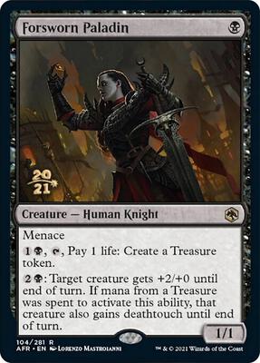Forsworn Paladin card from Prerelease Cards