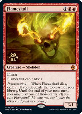 Flameskull card from Prerelease Cards