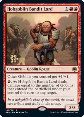 Hobgoblin Bandit Lord card from Prerelease Cards