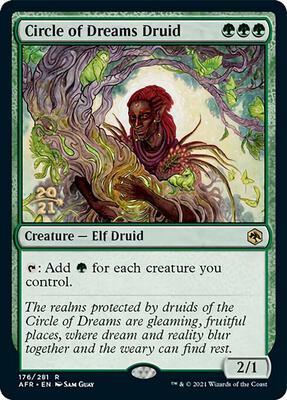 Circle of Dreams Druid card from Prerelease Cards