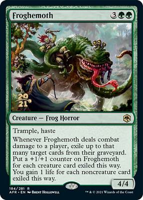 Froghemoth card from Prerelease Cards