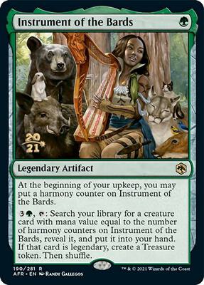 Instrument of the Bards card from Prerelease Cards