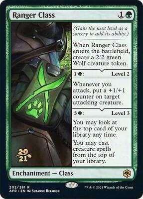 Ranger Class card from Prerelease Cards