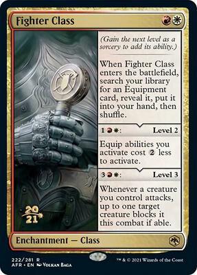 Fighter Class card from Prerelease Cards
