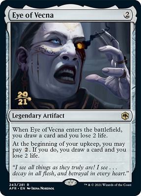 Eye of Vecna card from Prerelease Cards