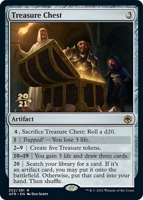 Treasure Chest card from Prerelease Cards