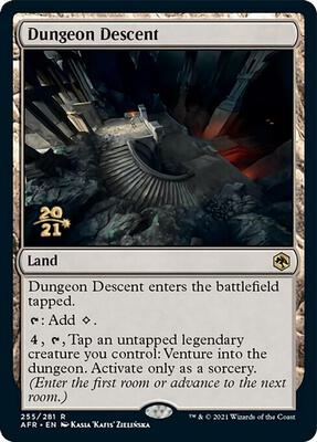 Dungeon Descent card from Prerelease Cards