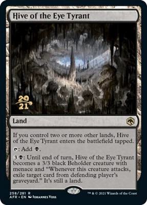 Hive of the Eye Tyrant card from Prerelease Cards