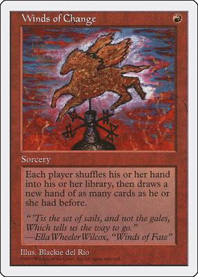 Winds of Change card from Fifth Edition