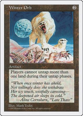 Winter Orb card from Fifth Edition