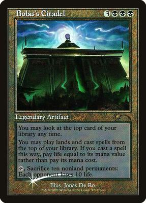 Bolas's Citadel (Retro Frame) card from WPN & Gateway Promos