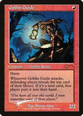 Goblin Guide (Retro Frame) card from WPN & Gateway Promos