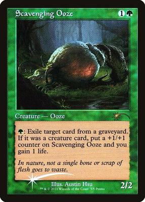 Scavenging Ooze (Retro Frame) card from WPN & Gateway Promos
