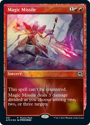 Magic Missile card from Promo Pack: Adventures in the Forgotten Realms