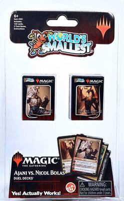 Duel Decks: Ajani vs. Nicol Bolas - World's Smallest card from Unique and Miscellaneous Promos