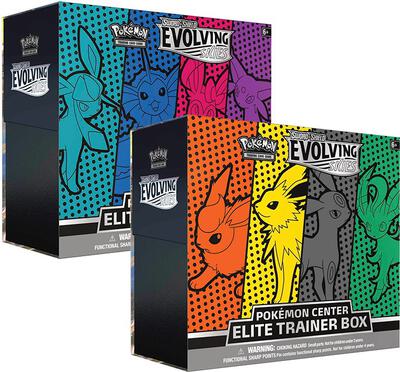 Evolving Skies Pokemon Center Elite Trainer Box [Set of 2] (Exclusive) card from SWSH07: Evolving Skies