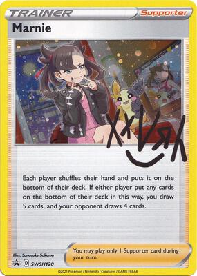 Marnie - SWSH120 card from SWSH: Sword & Shield Promo Cards