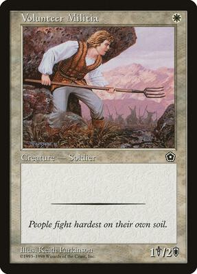 Volunteer Militia card from Portal Second Age