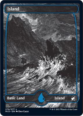Island (270) card from Innistrad: Midnight Hunt
