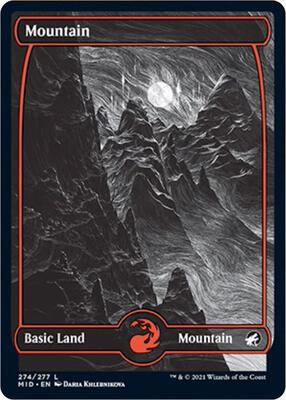 Mountain (274) card from Innistrad: Midnight Hunt