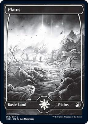 Plains (269) card from Innistrad: Midnight Hunt