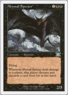 Abyssal Specter card from Classic Sixth Edition