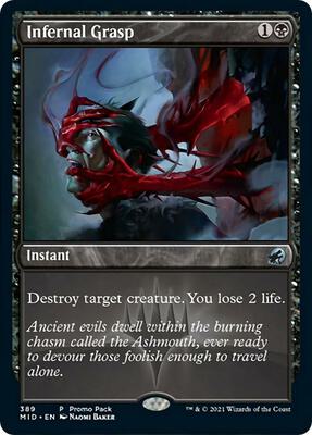 Infernal Grasp card from Promo Pack: Innistrad: Midnight Hunt