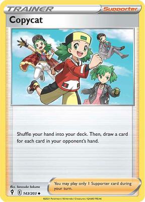 Copycat card from SWSH07: Evolving Skies
