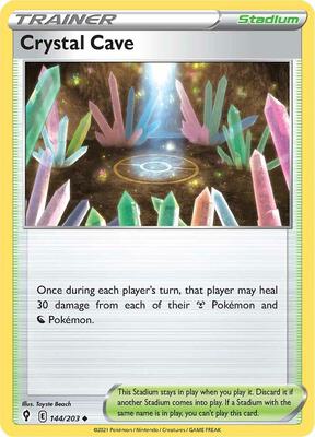 Crystal Cave card from SWSH07: Evolving Skies